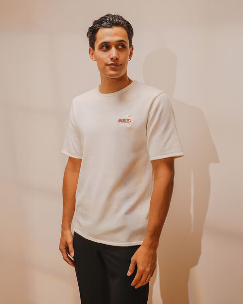 Playera De Punto Blanca